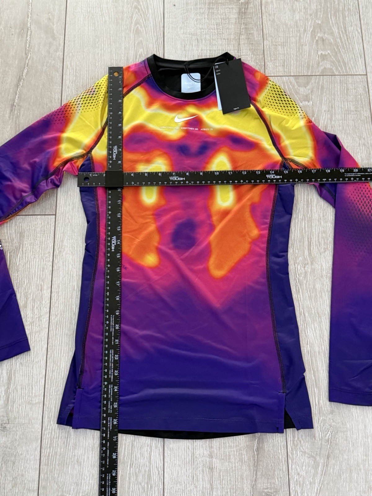 Men S Nike NOCTA Drake Thermal Compression Long Sleeve Shirt DN0653-010 gallery