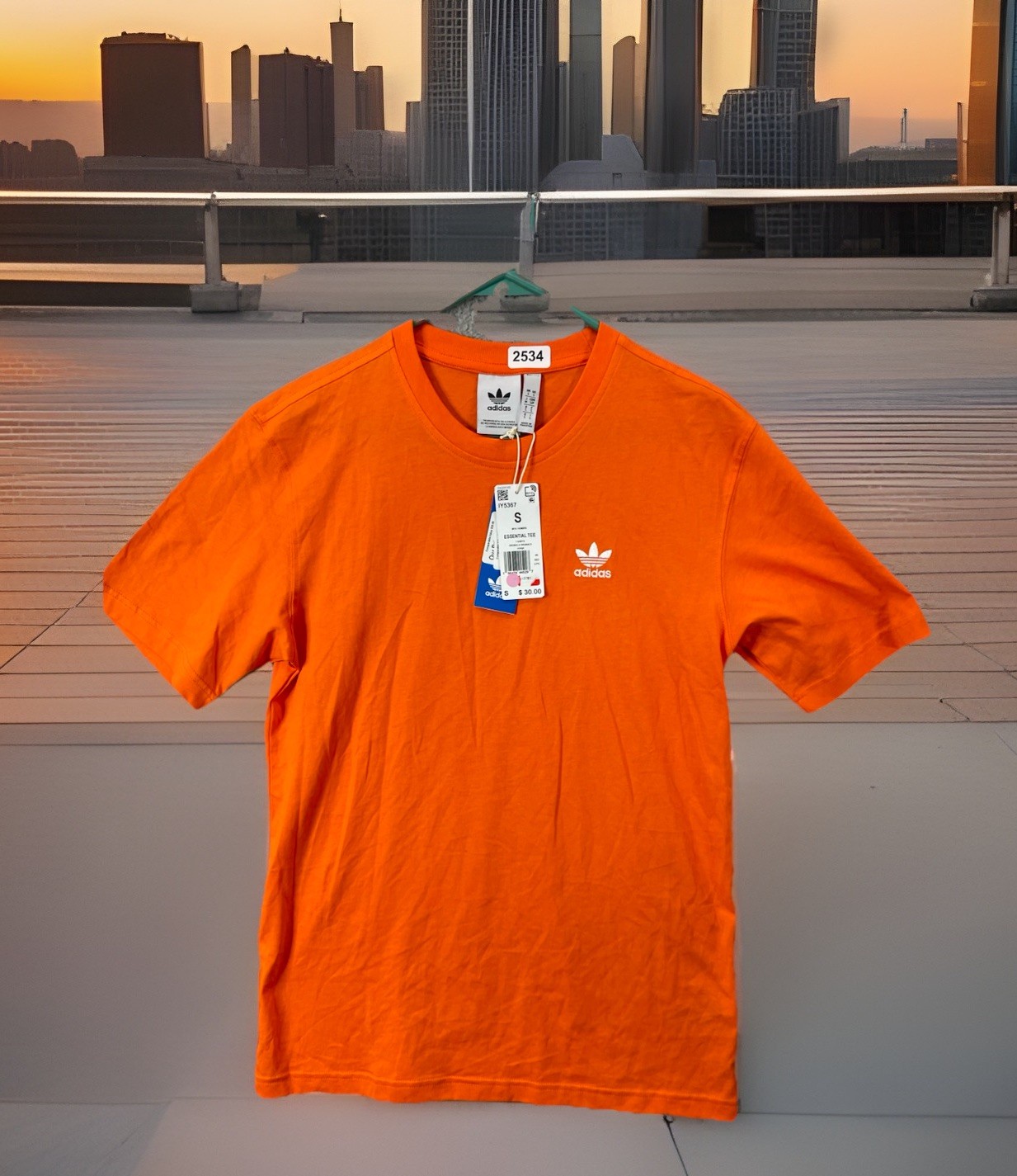 🔥 Men's Adidas Essential Short Sleeve Originals Shirt • Size S • $30 gallery