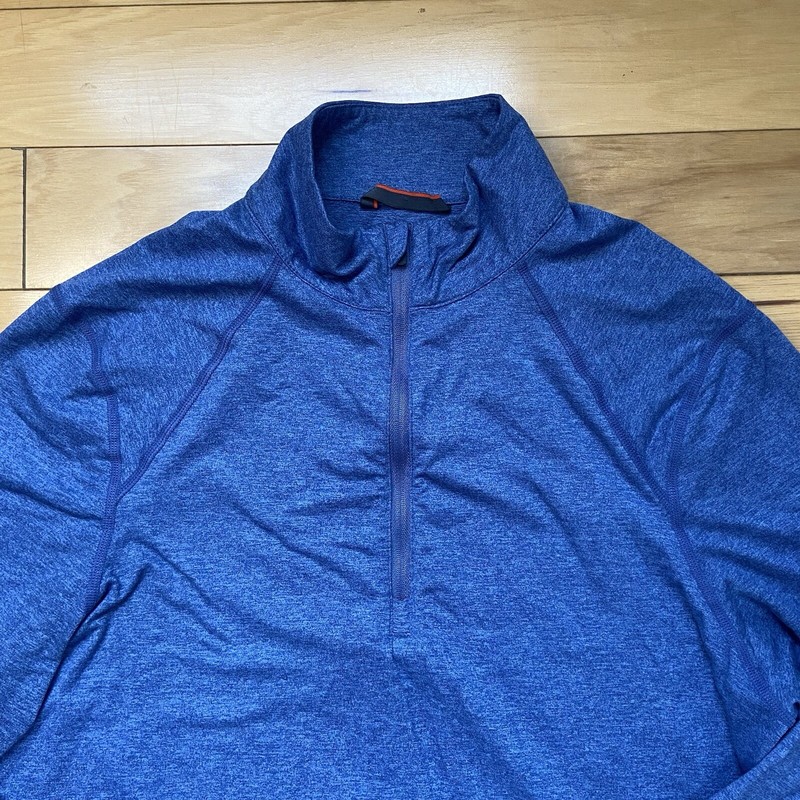 Saxx Peakdaze Performance Half Zip Mens Sz S Blue Long Sleeve gallery