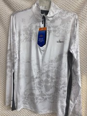HABIT Men’s Black Fork Mountain Trail 1/4 Zip Performance Layer Sz L Realtree