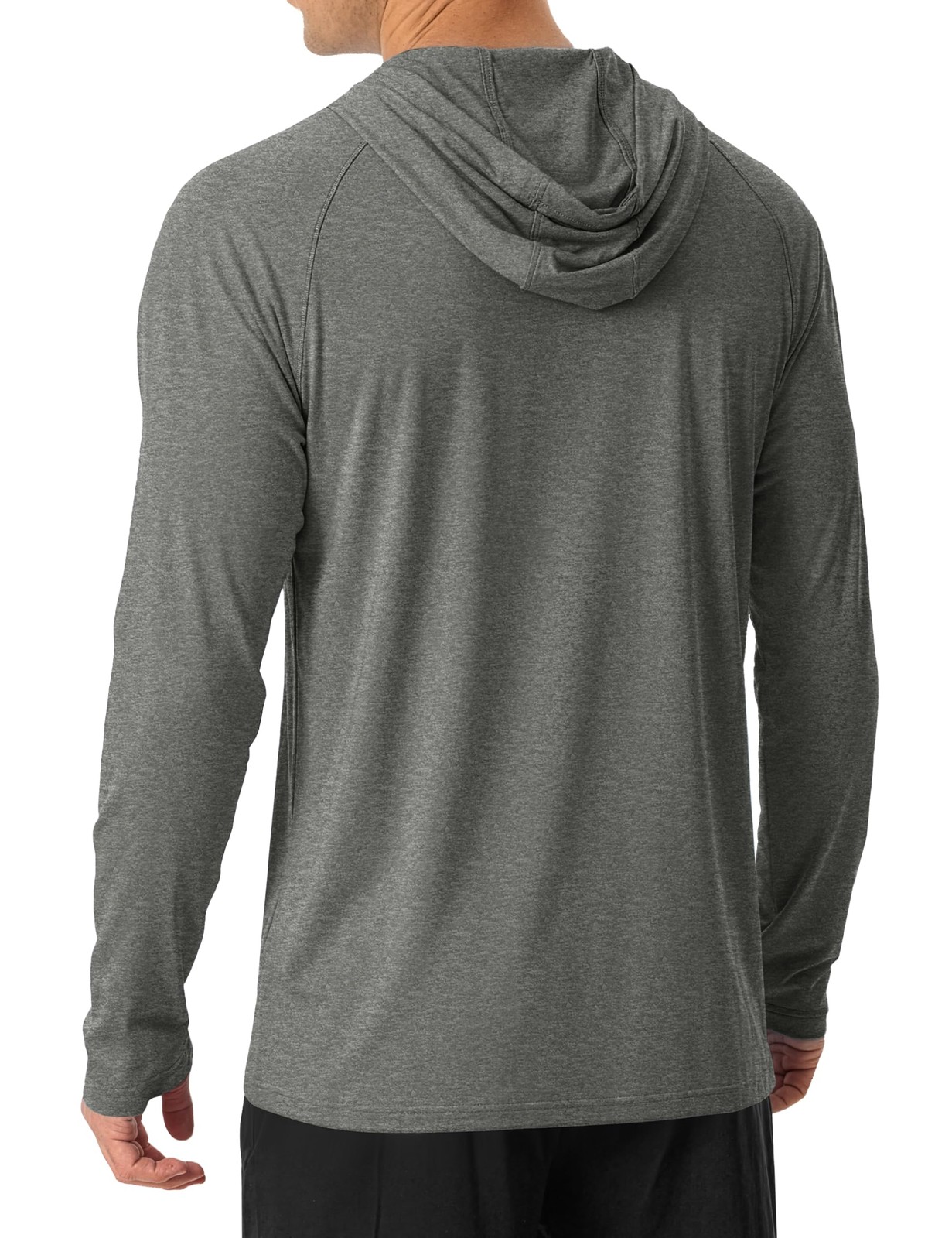 Lightweight Hoodie Men Long Sleeve SPF UV Protection Shirts Moisture Wicking ... gallery