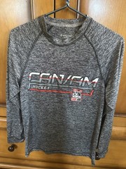 Dry Excel Gray Can/Am Hockey long sleeved shirt (adult small)