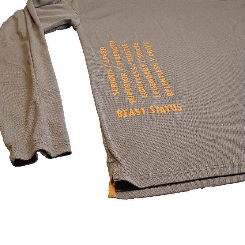 Mens XL Xersion Everair Gray Long Sleeve Athletic Gym Shirt Beast Status gallery