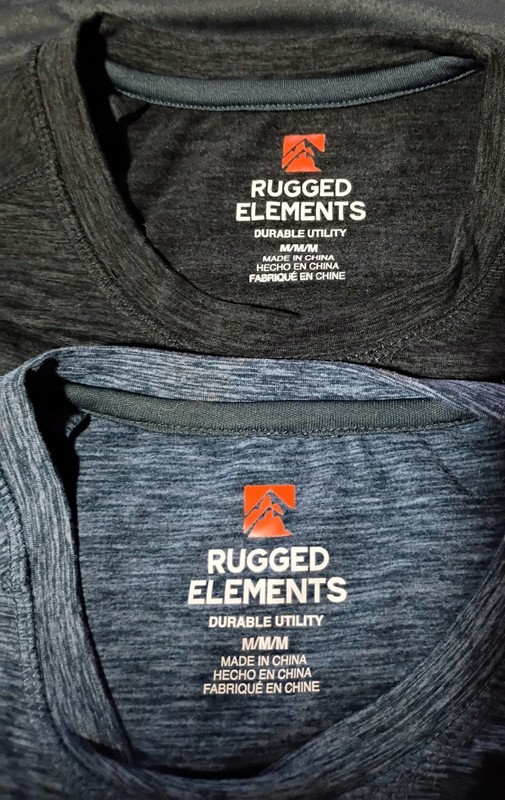 Rugged Elements Durable Utility 2-Pack Long Sleeve Crew Neck Shirts Men's M gallery
