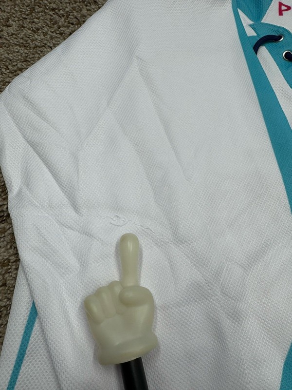 Plenty Of Fish Hockey Jersey White Adult Size Medium #20 Stitched POF - 19x29 gallery
