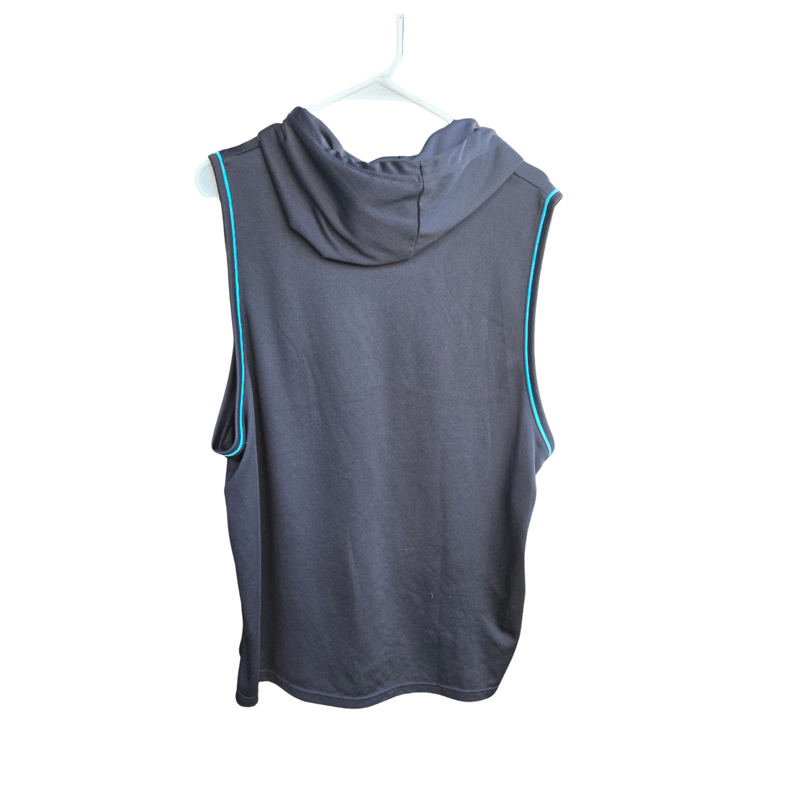 Xersion Sleeveless Hoodie Men XL Black Athletic Gym Hooded Tank gallery