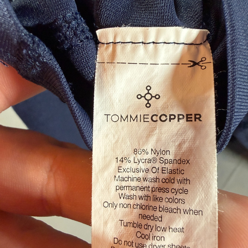 Tommie Copper Shoulder Support Compression Shirt Mens XL Navy Blue Short Sleeve gallery