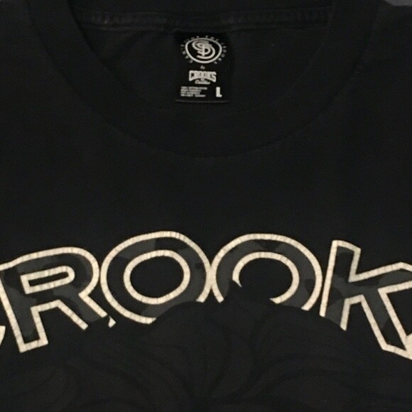 Crooks and Castles Medusa Glow In The Dark Mens Large RARE Vintage gallery