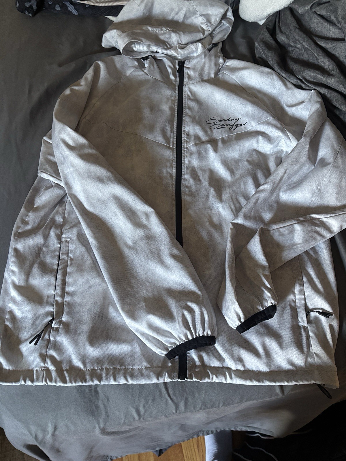 Sunday Swagger Performance Hoodie Large Quarter Zip Pullover for Golf gallery