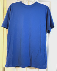 Nike Dri Fit Shirt Royal Blue Short Sleeve Size Mens M NEW