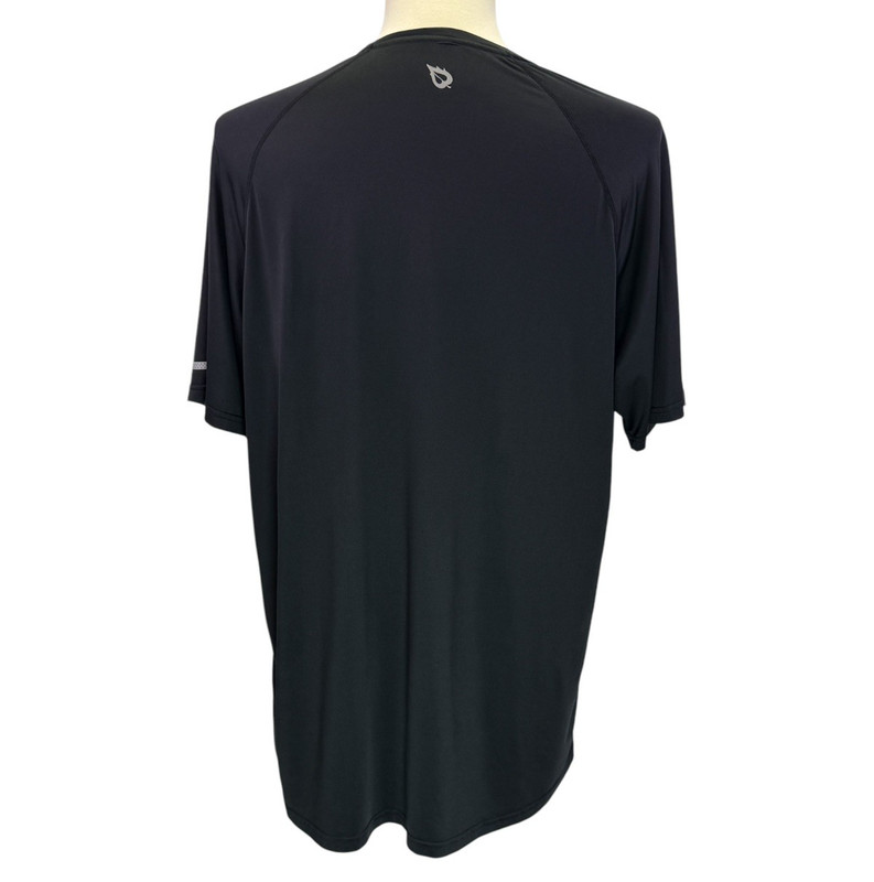 Baleaf Men's Black Athletic Training Quick Dry Short Sleeve T-Shirt Size 2XL gallery