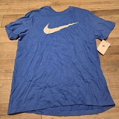 NWT Nike Men’s T-Shirt Athletic Logo Swoosh Printed Active Short Sleeve Tee