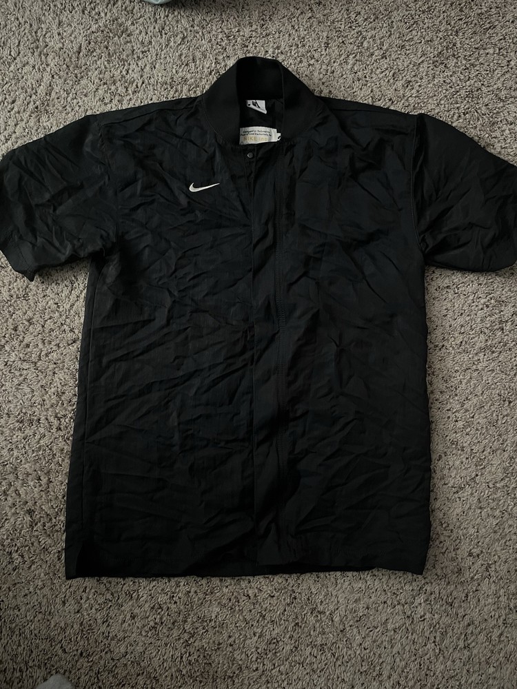 Nike x Fear Of God NBA Warm Up Jacket Black Mens Size S CU4686 010 Pre Owned