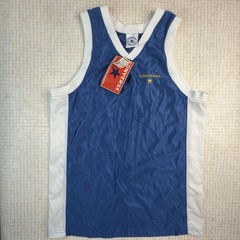 VTG 90s Converse All Star Basketball Jersey Medium Blue NWT Made In USA
