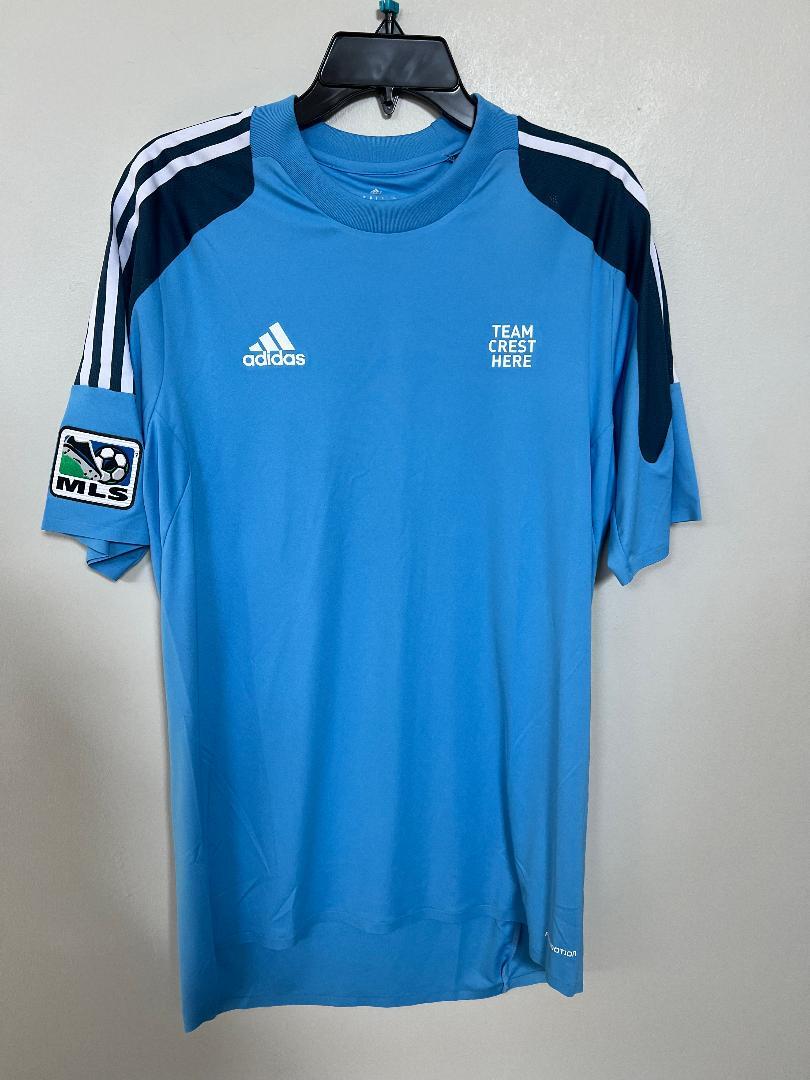 🔥Adidas MLS Soccer Jersey GK JSY P X13928 "TEAM CREST HERE" Mens LARGE NWT $110 gallery