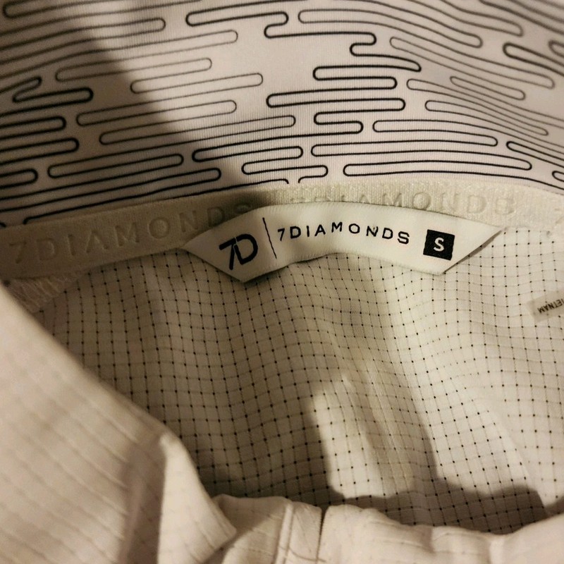 7 Diamonds Oxygenate 1/4 Zip Pullover Size S Anti-Odor Quick Dry Stretch Drift gallery