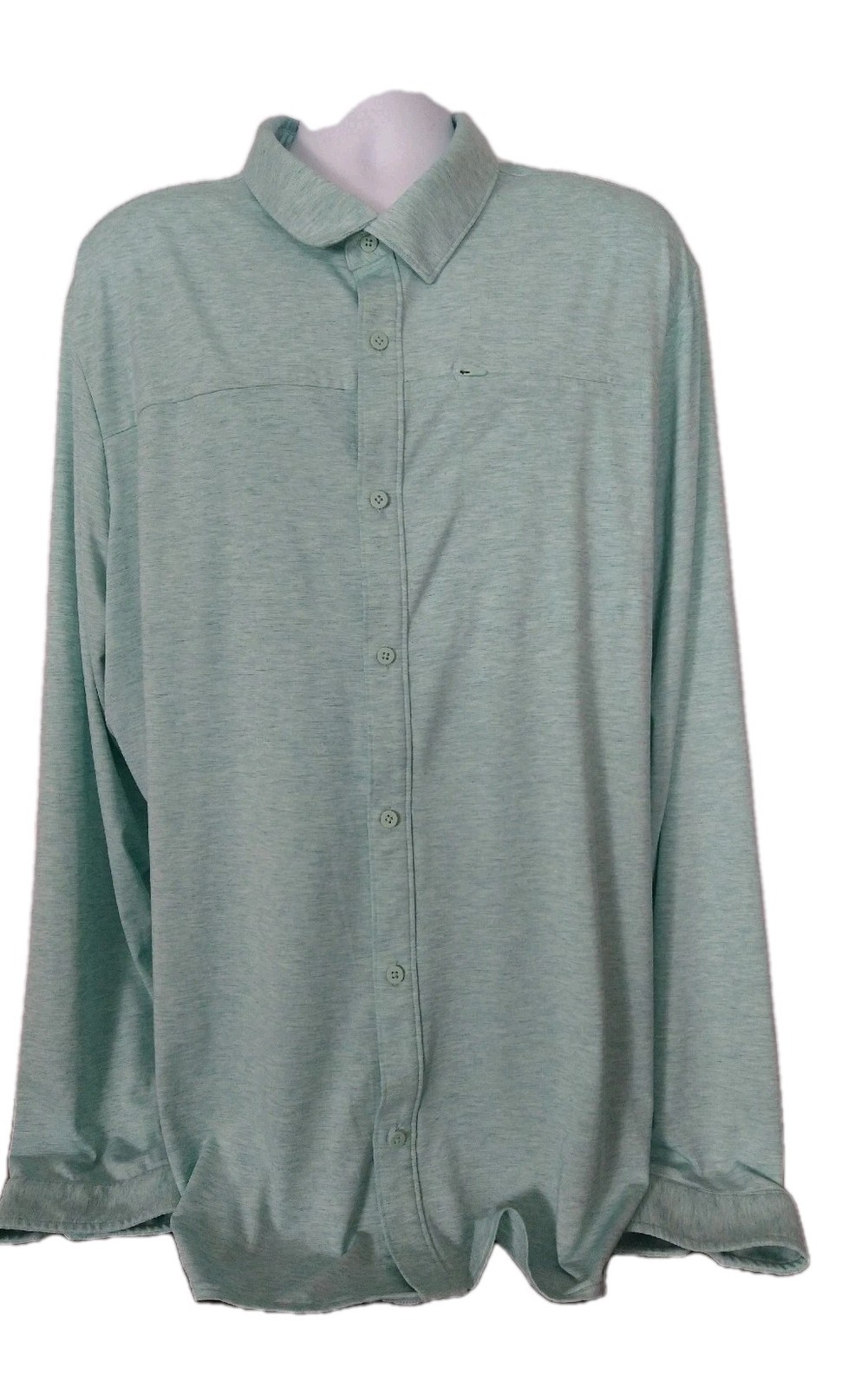 FLX Urban/Commuter Big & Tall Long Sleeve Button Front Shirt Wicking UPF 40 3XLT gallery