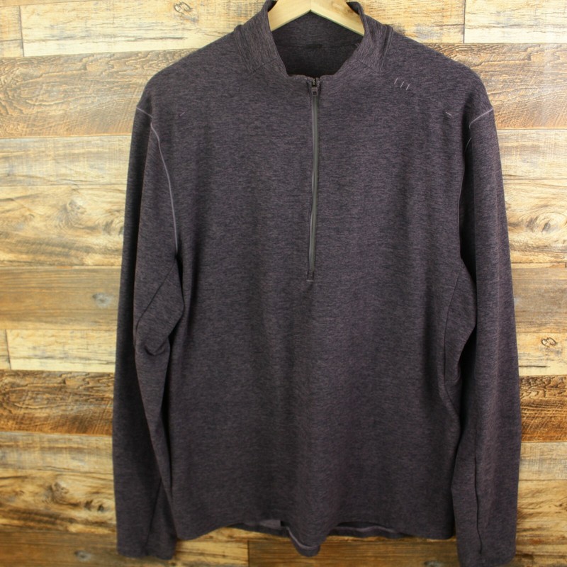 Lululemon Mens 1/2 Zip Pullover Size L Long Sleeve Warm gallery