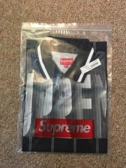 Supreme Soccer Polo SS18 Black Medium In Hand 100% Authentic