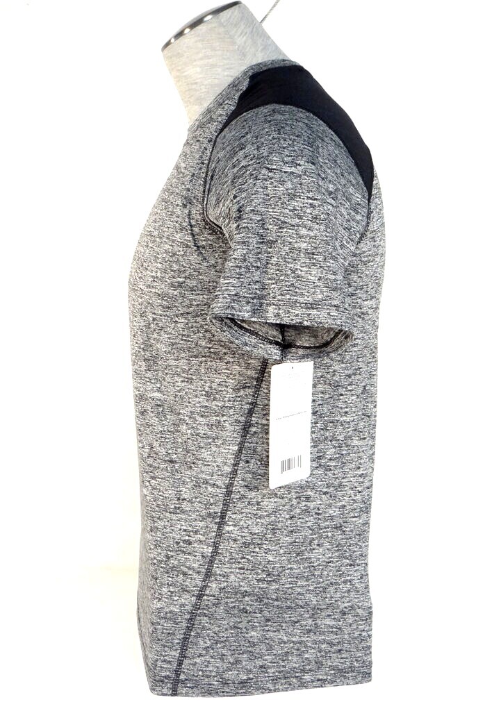 90 Degree By Reflex Cationic Charcoal Short Sleeve Athletic Shirt Men's NWT gallery