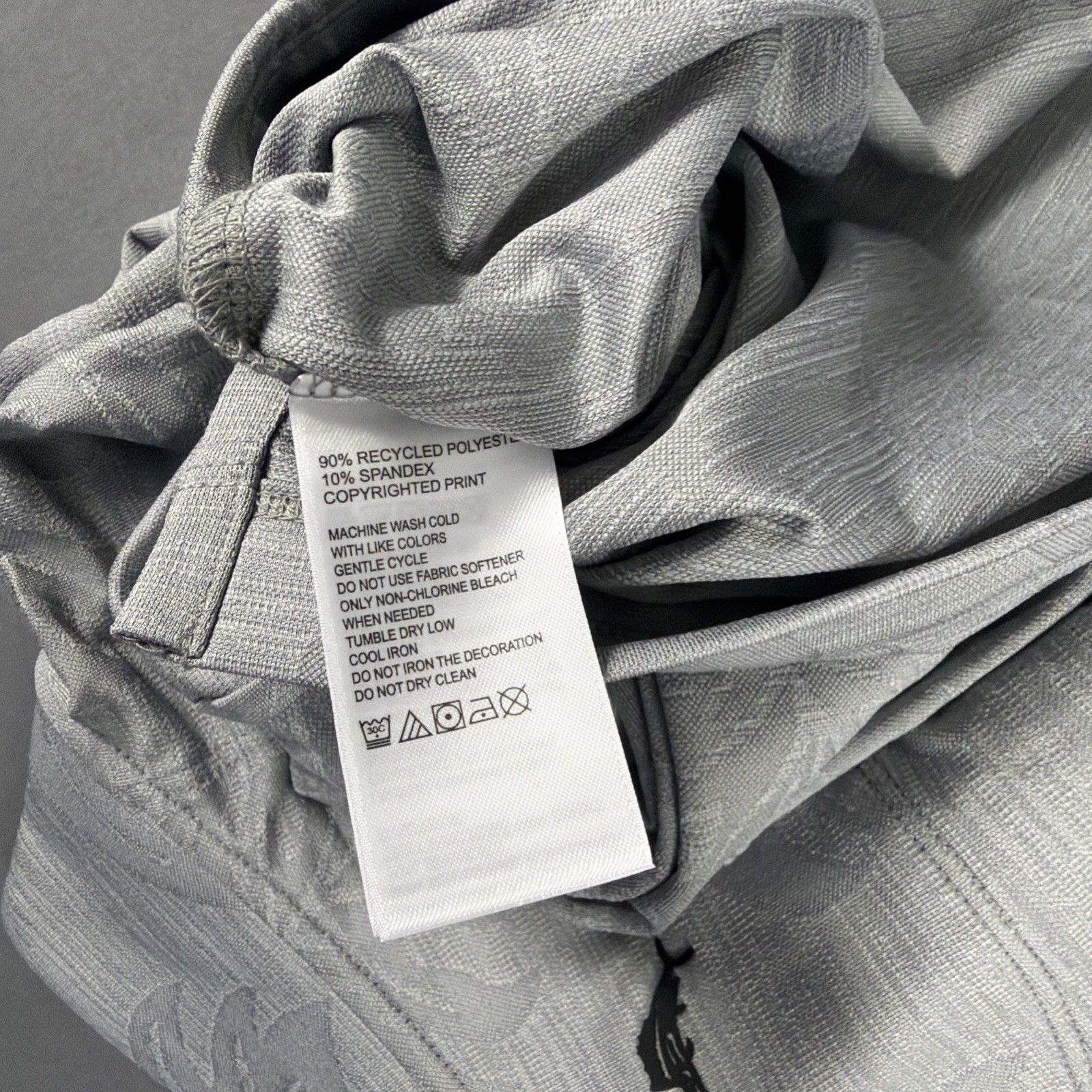 Tommy Bahama Golf Pullover Monstera Fade Print 1/4 Zip 3XLB Gray NWT MSRP $148 gallery