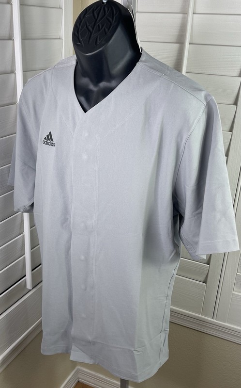 Adidas Baseball Icon Pro SS Gray Practice Jersey HG2411 - Men’s Medium - NWT $70 gallery