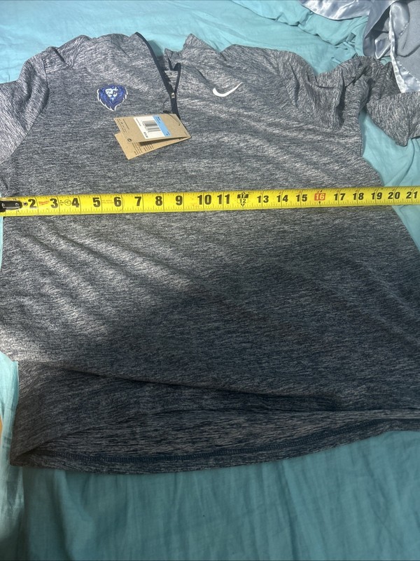 Nike Dri-FIT Quarter Zip Team Issued AAS Atlantic Athletic Schools Lion Men Sz M gallery