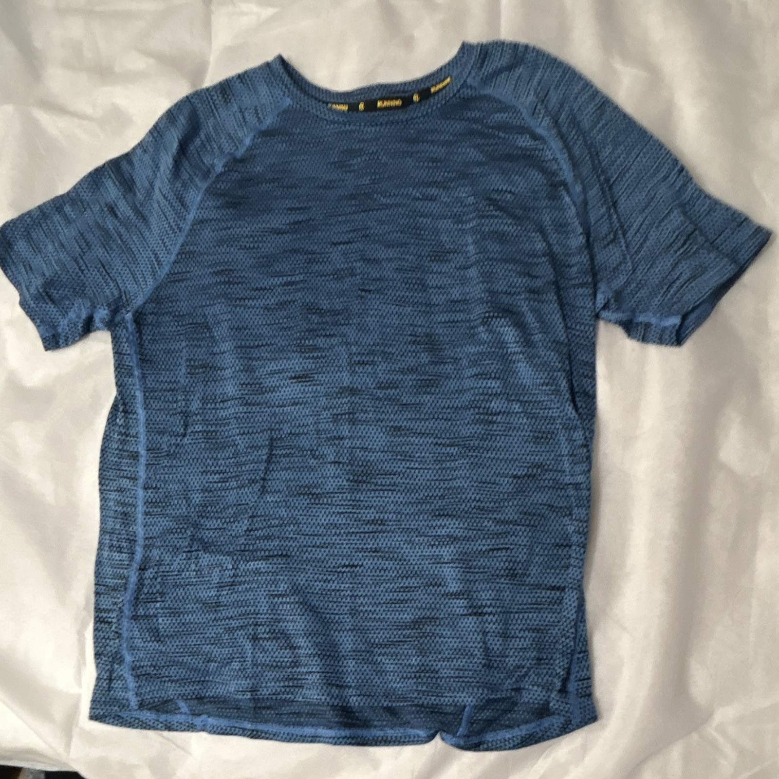 Champion Running Men’s Breathable Heathered Logo Crew Neck Tee Blue L gallery