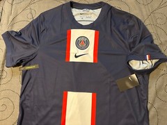 NIKE DARK BLUE PARIS SAINT GERMAIN SOCCER JERSEY SIZE 2XL MEN NWT $$$$
