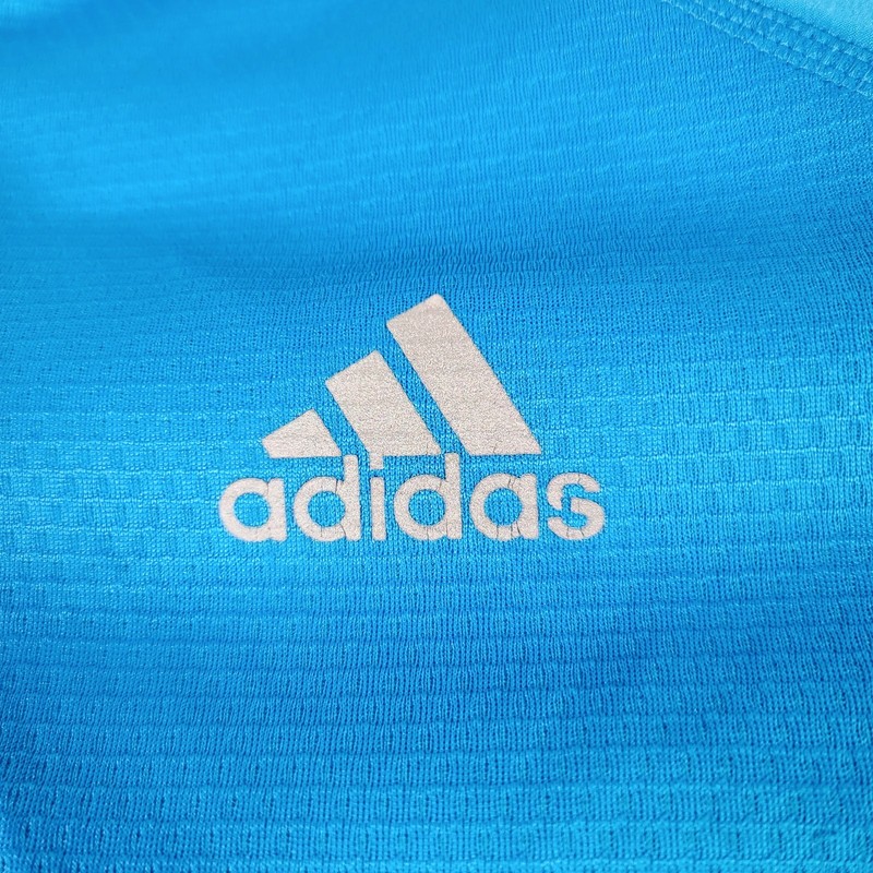 Adidas Cycling Shirt Men Large Blue Clima365 Formotion Supernova MP3/ipod Pocket gallery