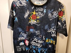 Fresh Prints Of Bel Air T Shirt Men Medium Graffiti NYC King Drip Peace print