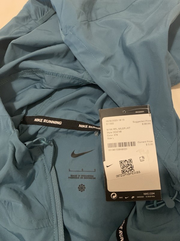 Nike DD4746 379 Repel Miler Jacket Hood Run Running Top FULL ZIPPER POCKET New gallery