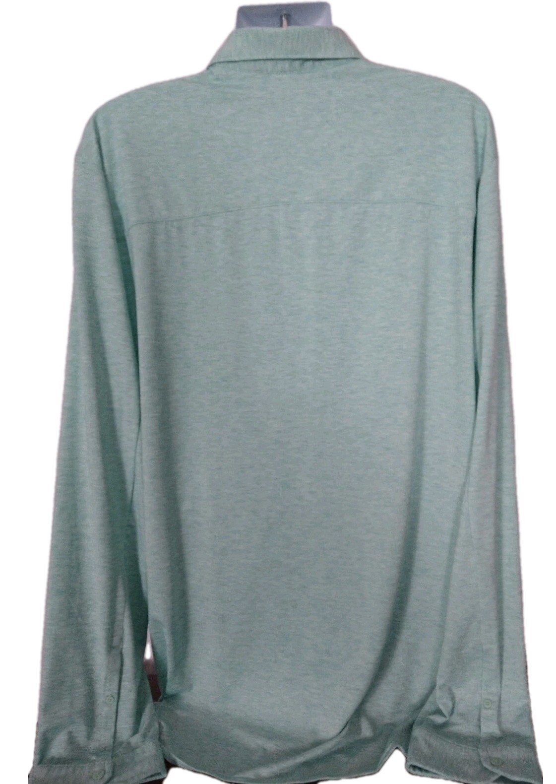 FLX Urban/Commuter Big & Tall Long Sleeve Button Front Shirt Wicking UPF 40 3XLT gallery