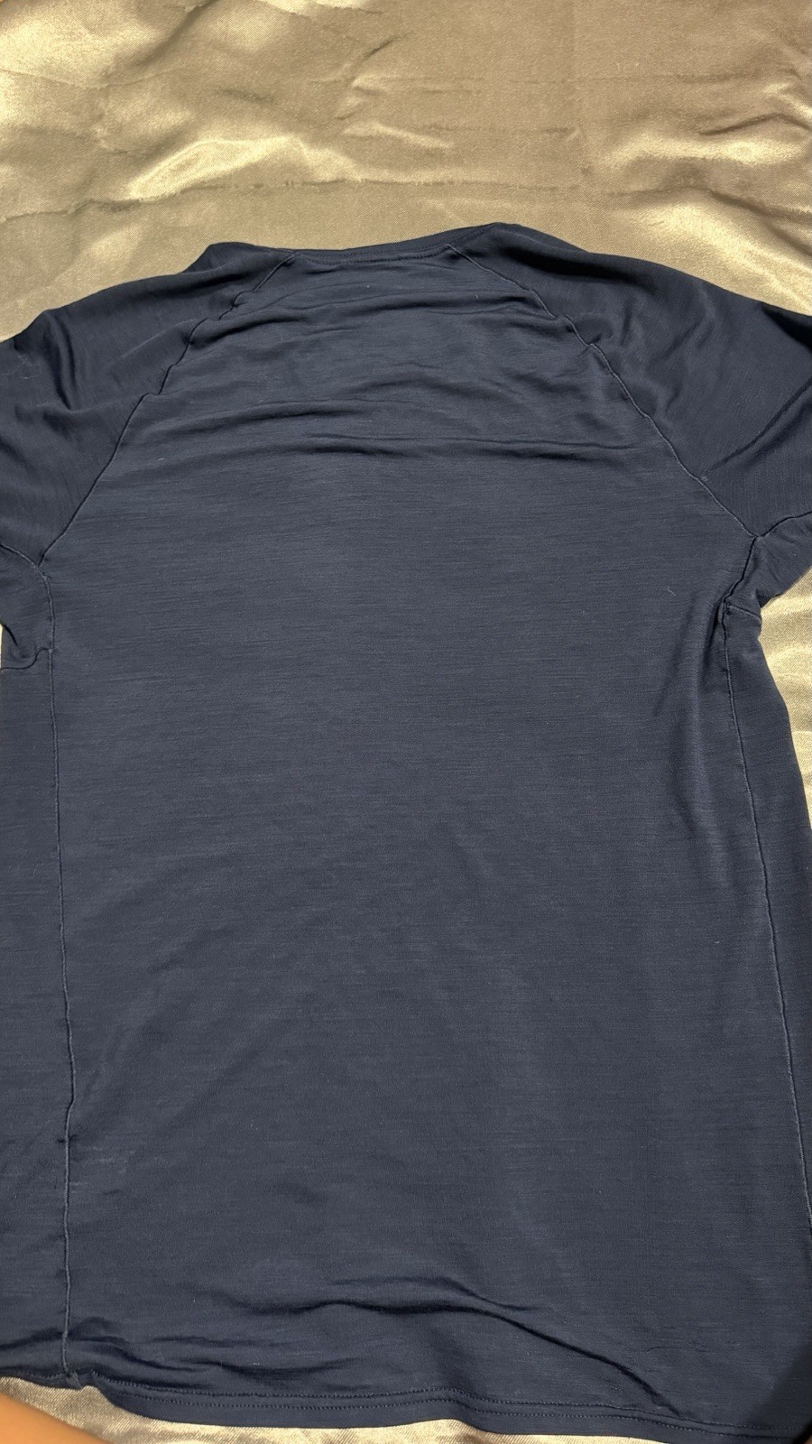 Patagonia Men's Merino Wool Tagless Crew Neck Short Sleeve T-Shirt Blue L gallery