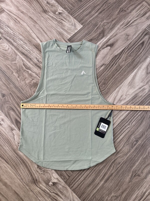 Alphalete Men's Dynasty Cutoff - Sage , Size Medium gallery