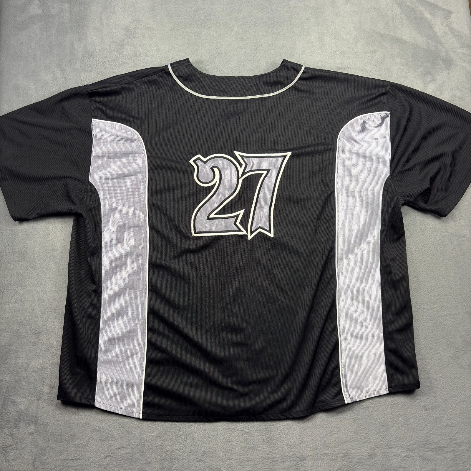 Vtg Starter Jersey Men's 2XL Black Asphalt Legends Y2K Hip-Hop Street All-Stars gallery