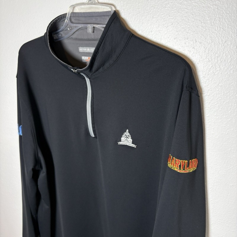 Peter Millar x Congressional CC x Maryland Men’s Golf M Perth 1/4 Zip Pullover gallery