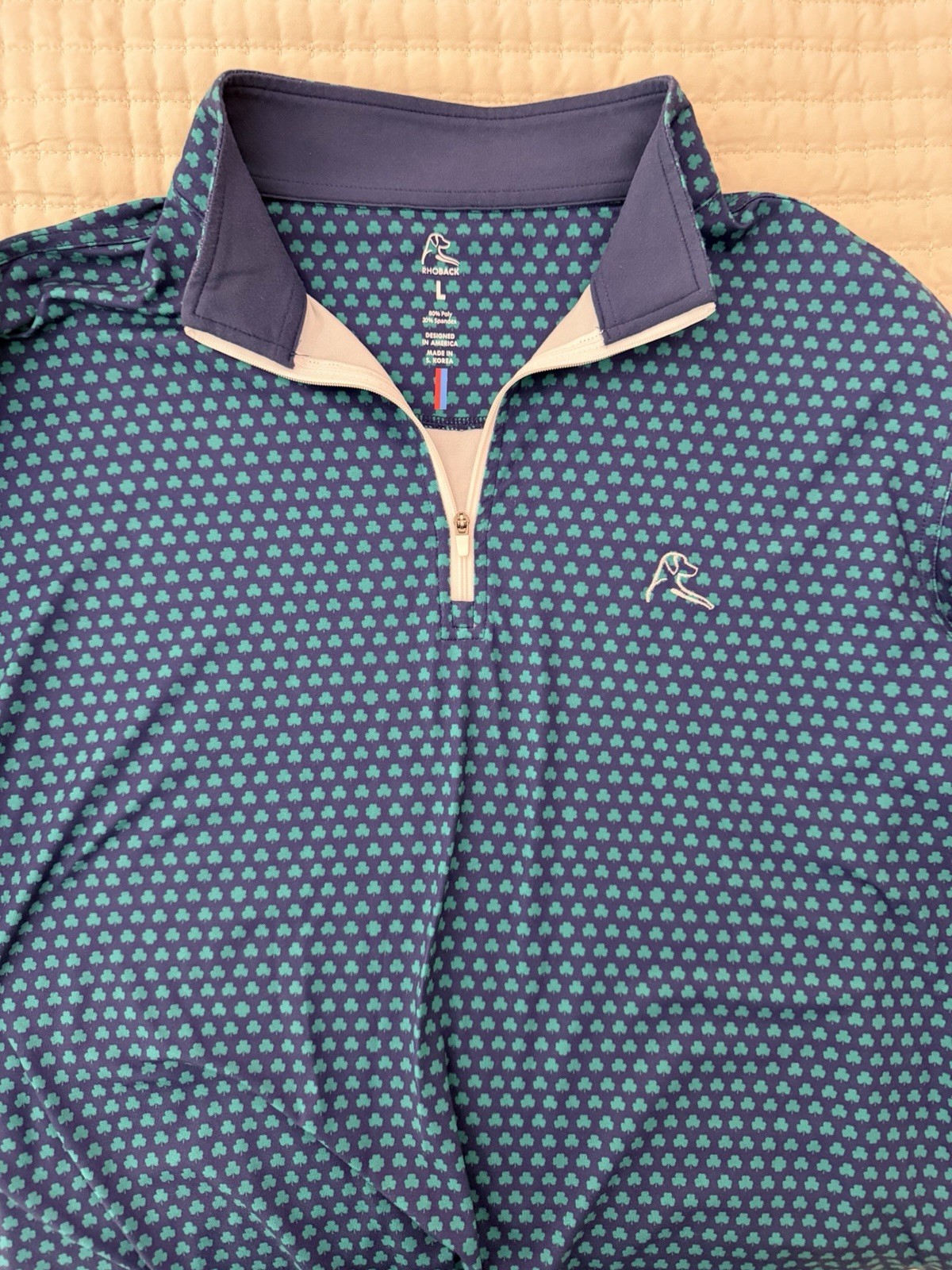 rhoback 1/4 zip large Shamrock gallery
