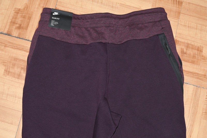 NIKE TECH FLEECE SLIM FIT PORT WINE MENS SPORTSWEAR PANTS - SIZE MEN'S LARGE gallery