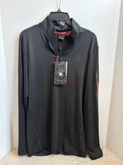 NEW Men’s SPYDER Active 1/4 Zip Pullover Long Sleeve Medium Size