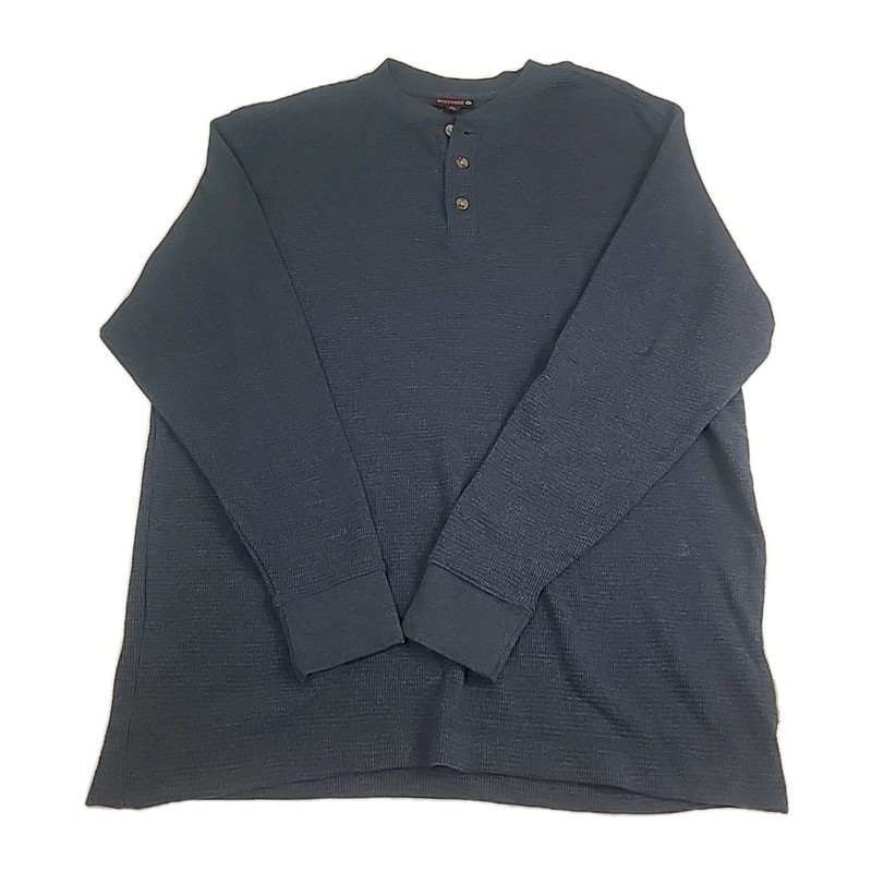 Wolverine Henley Thermal Blue 3 button Pull Over XL/TG gallery