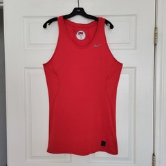 UNLV Rebels Basketball # 1 Hill Nike Pro Mesh Red Tank-Top Size XL