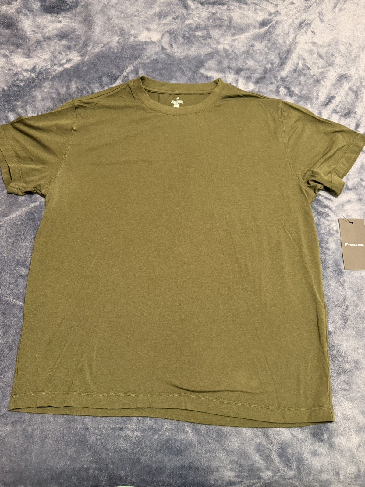 Fabletics The 24-7 Dark Olive L Tee gallery