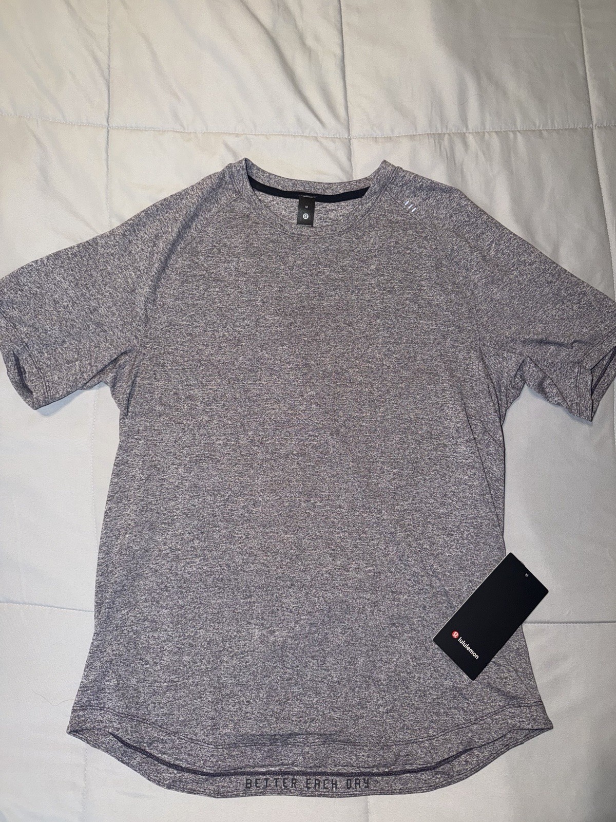 *NWT* Lululemon License To Train Men’s Medium Shirt-Heathered Purple gallery