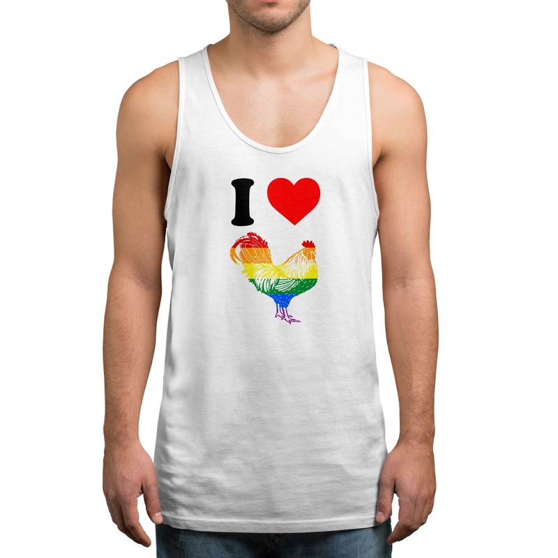 Funny Gay Pride Cockerel Vest Men LGBTQ Him flag celebrate lesbian gay bisexu... gallery