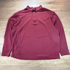 Nike UPS Worldport Men’s 3XL Red 1/4 Zip Pullover Dri Fit Long Sleeve Shirt