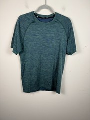 Rhone Shirt Mens Medium Green Reign Tech Short Sleeve Performance Stretch