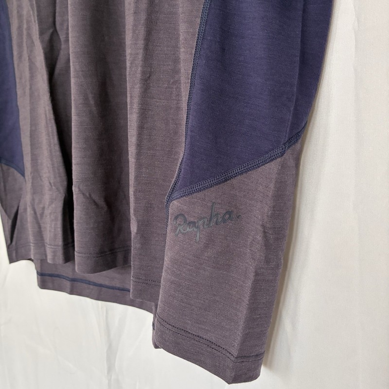 Rapha Men’s Explore Merino T Shirt BNWT Size XLG Purple gallery