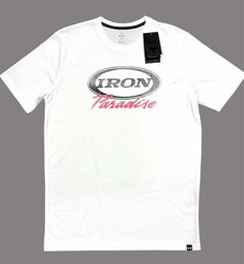 NWT Under Armour Project Rock T-shirt Loose-Fit Mens Medium “Iron Paradise” Logo