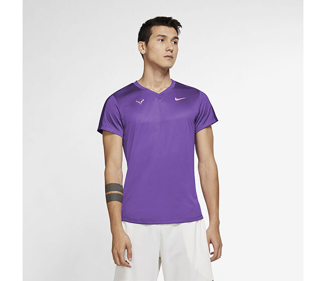 Nike men's Rafa Nadal Challenger Tennis Shirt CV2572-528 gallery